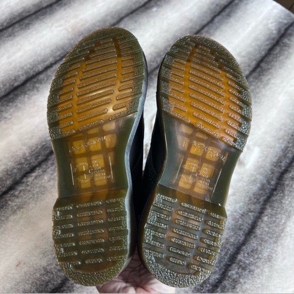 Dr Martens 1460 Black Napa Leather Lace Up Combat Boots - Picture 8 of 8